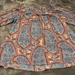 Off the shoulder blouse